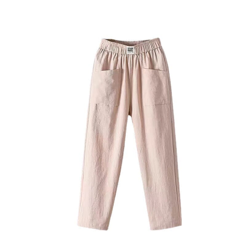 ELISE™ | Hose aus Baumwolle und Leinen