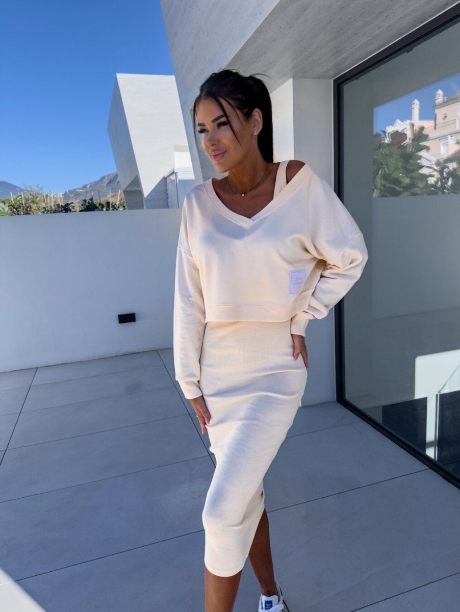 ANDREA™ | Casual sweatshirt and dress set
