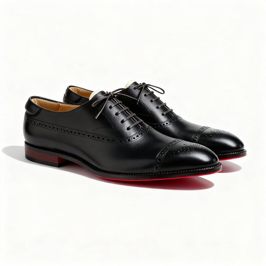 HARRY™ | Black Tuxedo Oxford shoes