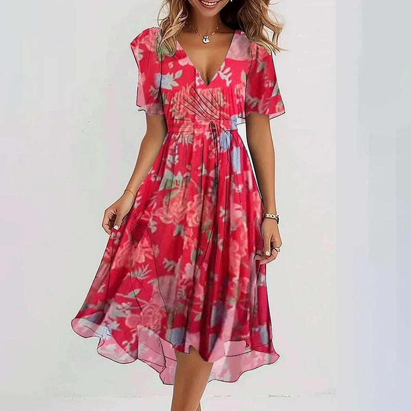 YARLA™ | Elegant Colourful Dress