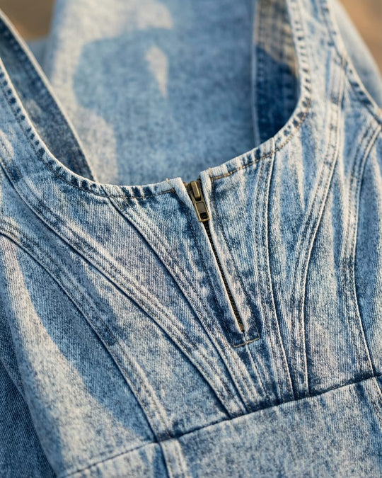 AMELIA™ | Relaxed Denim Shirt Dress