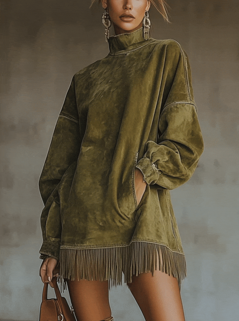 OLIVE™ | Turtleneck Dress