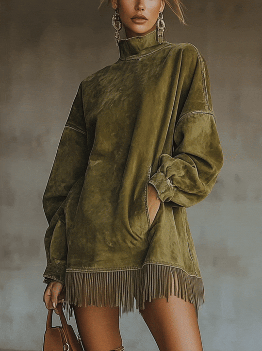 OLIVE™ | Turtleneck Dress