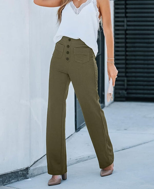 MOLLY™ | Hohe Taille elastische Freizeithose