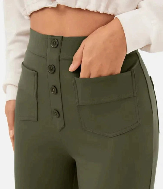 MOLLY™ | Hohe Taille elastische Freizeithose