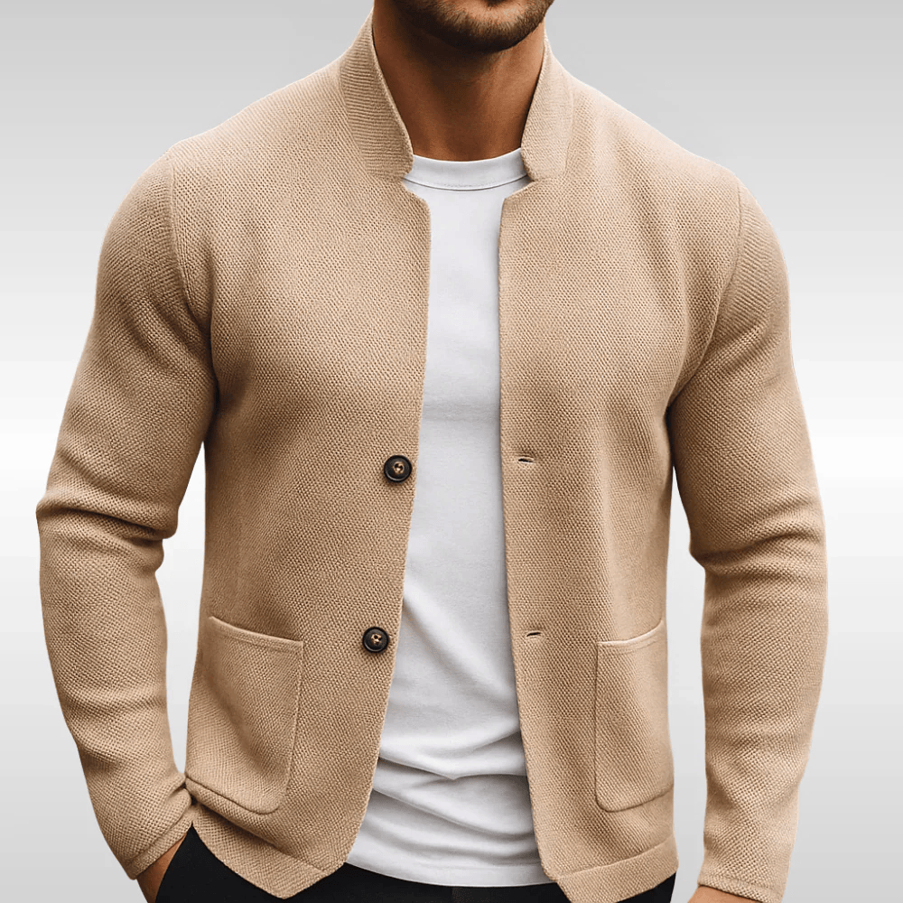 MONACO™ | Textured Knit Cardigan for Men