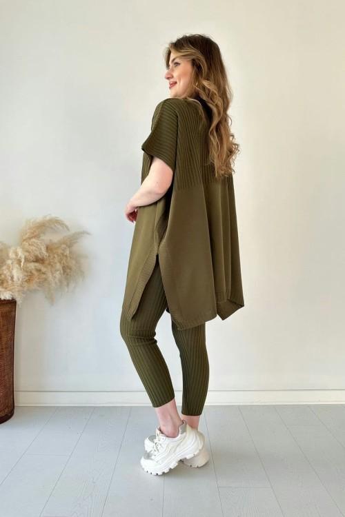 JACKIE™ | Zweiteiliges gestricktes Stretch-Damenset (Oberteil + Hose)