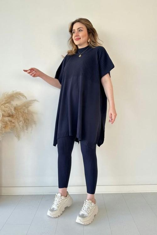 JACKIE™ | Zweiteiliges gestricktes Stretch-Damenset (Oberteil + Hose)