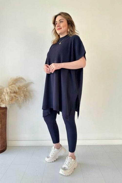JACKIE™ | Zweiteiliges gestricktes Stretch-Damenset (Oberteil + Hose)