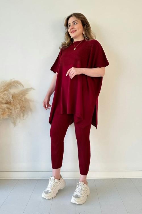 JACKIE™ | Zweiteiliges gestricktes Stretch-Damenset (Oberteil + Hose)