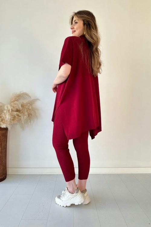 JACKIE™ | Zweiteiliges gestricktes Stretch-Damenset (Oberteil + Hose)
