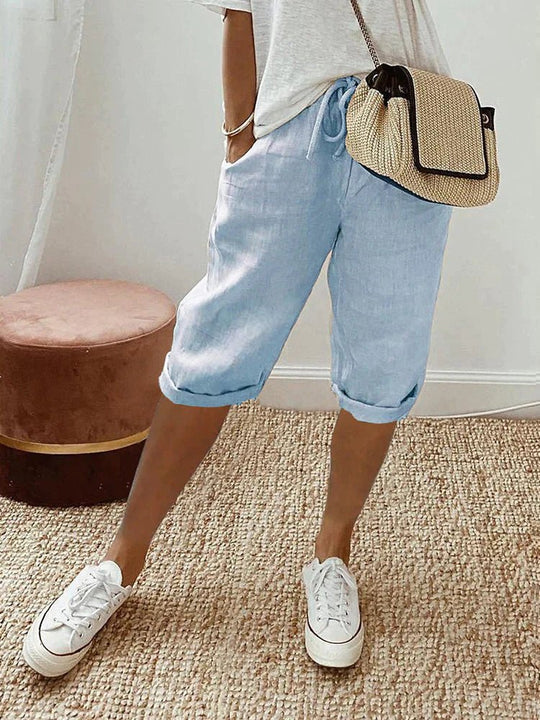 ROOS™ | Cotton Linen Spring Shorts