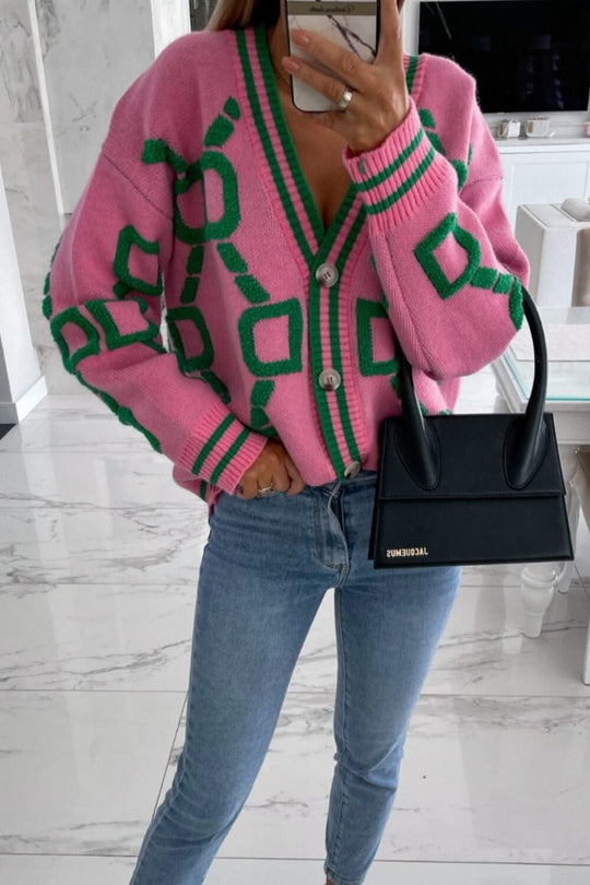 HERMELINE™ | Statement Knit Cardigan