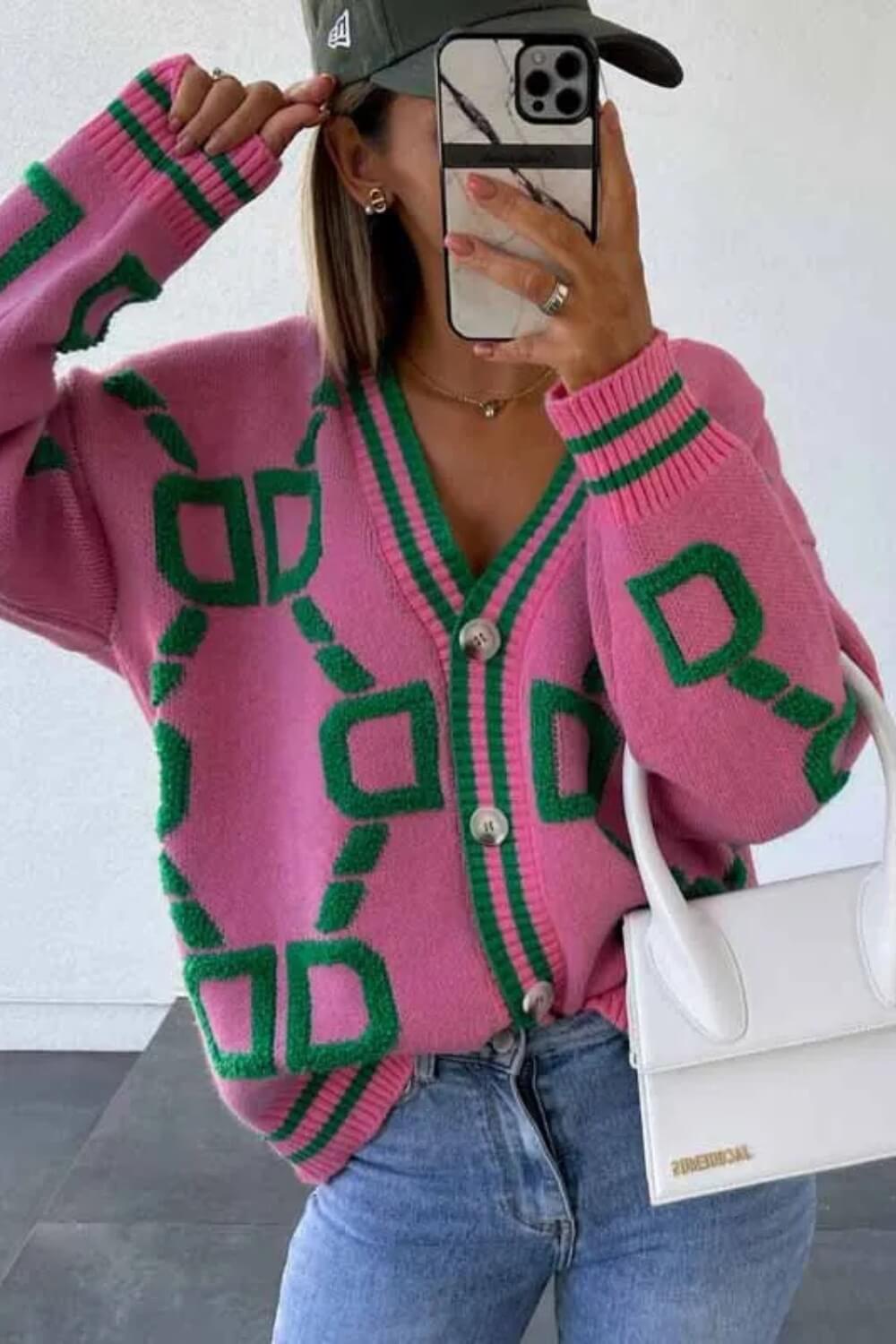 HERMELINE™ | Statement Knit Cardigan