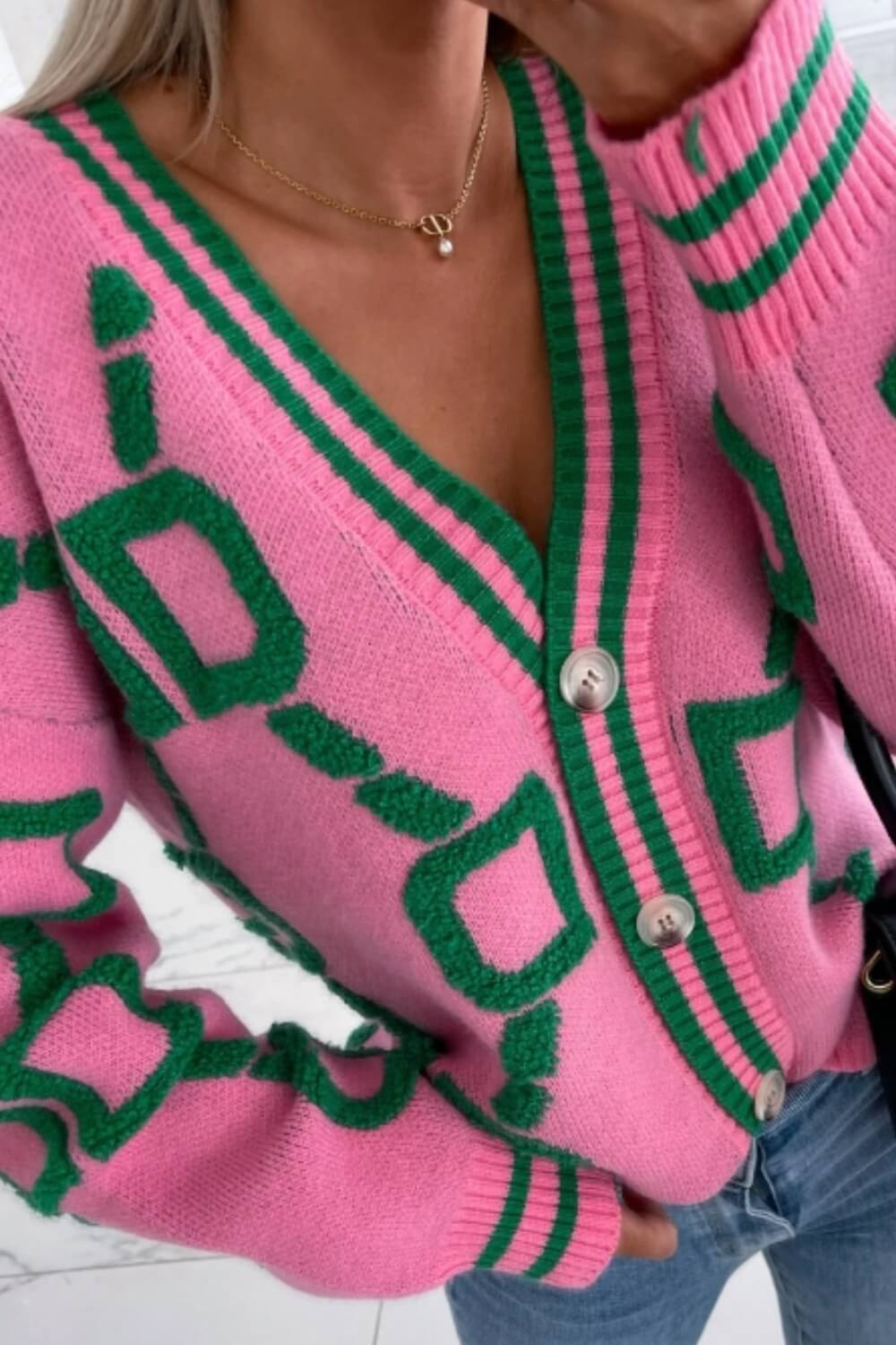 HERMELINE™ | Statement Knit Cardigan