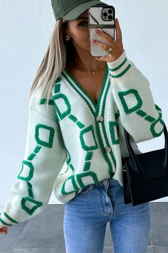 HERMELINE™ | Statement Knit Cardigan