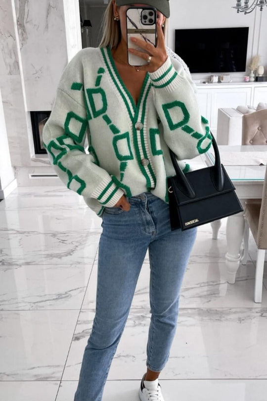 HERMELINE™ | Statement Knit Cardigan