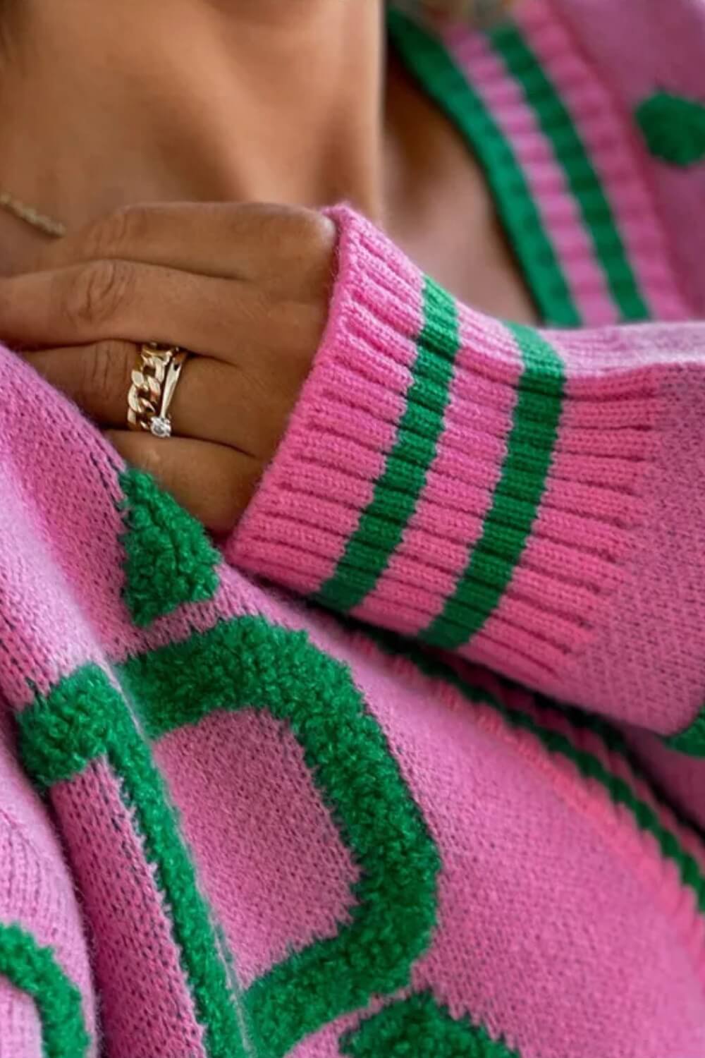 HERMELINE™ | Statement Knit Cardigan