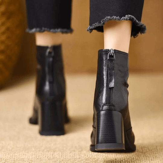 ROSALIA™ | Luxury Mid-Heel Ankle Boots