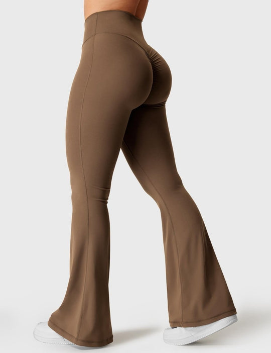 KOURTNEY™ | Flared leggings with V-waist