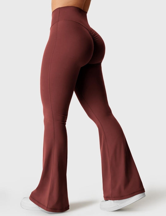 KOURTNEY™ | Flared leggings with V-waist