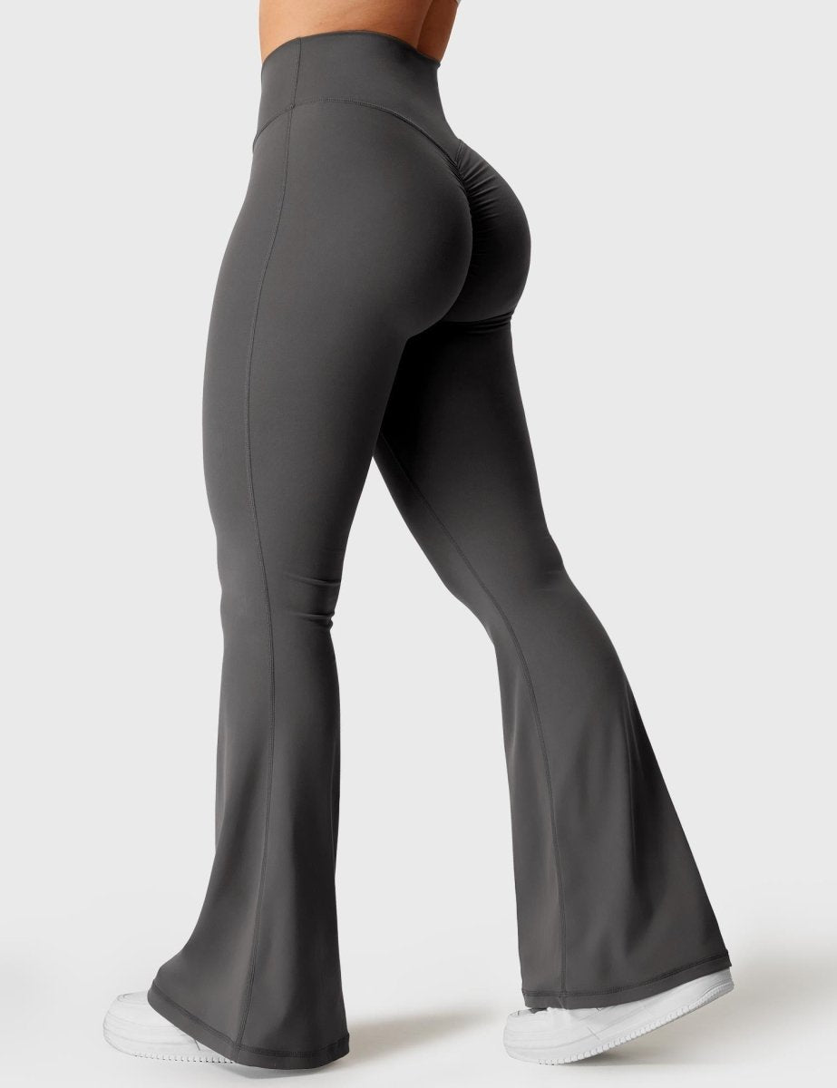KOURTNEY™ | Flared leggings with V-waist