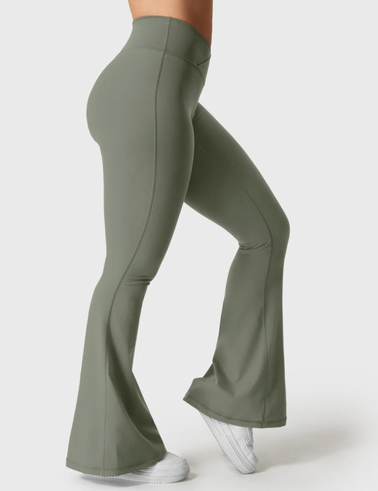 KOURTNEY™ | Flared leggings with V-waist