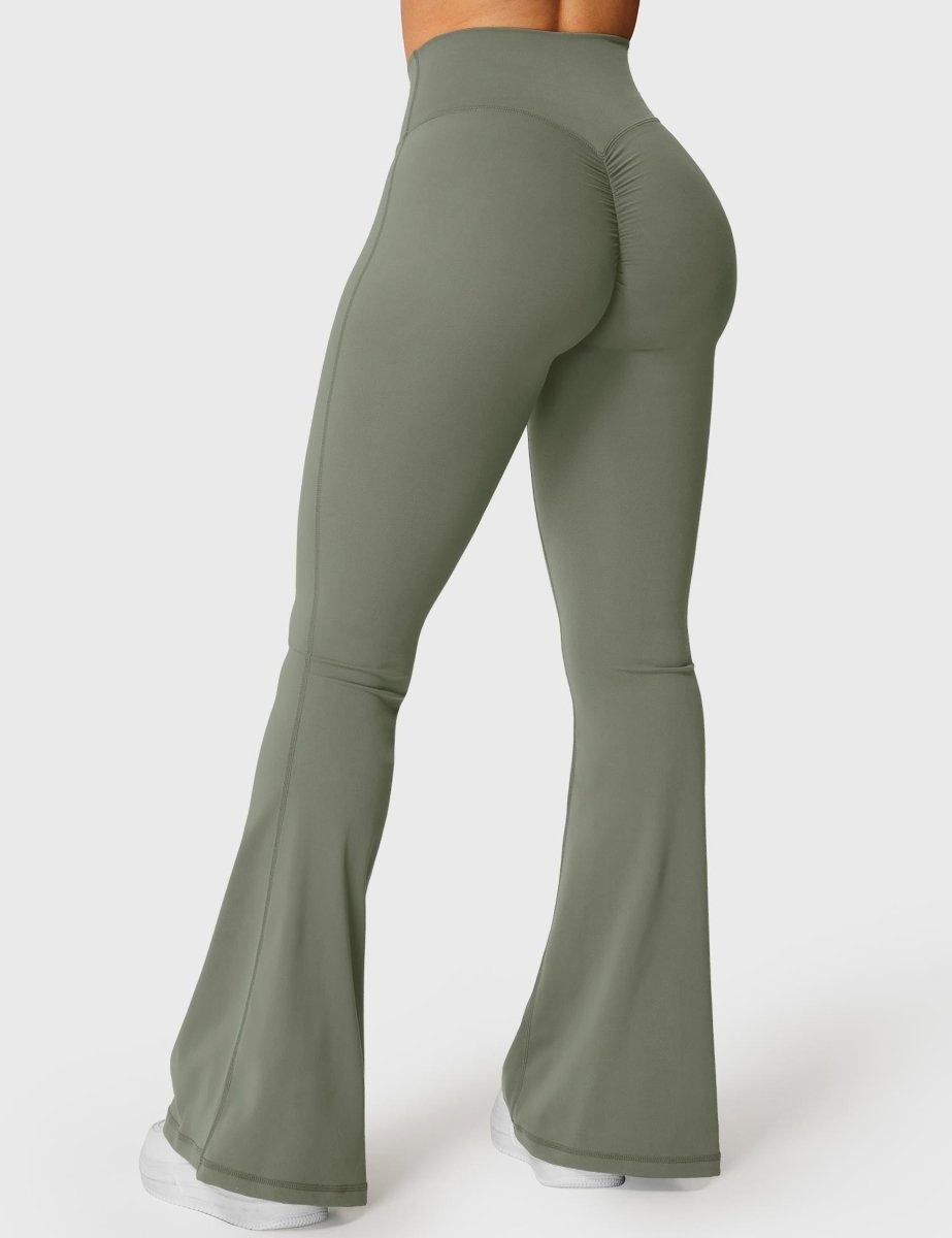 KOURTNEY™ | Flared leggings with V-waist