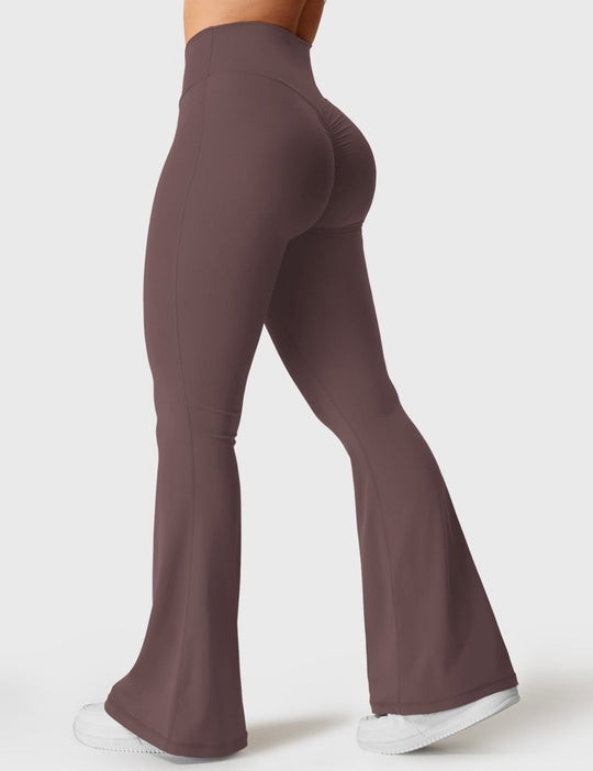 KOURTNEY™ | Flared leggings with V-waist
