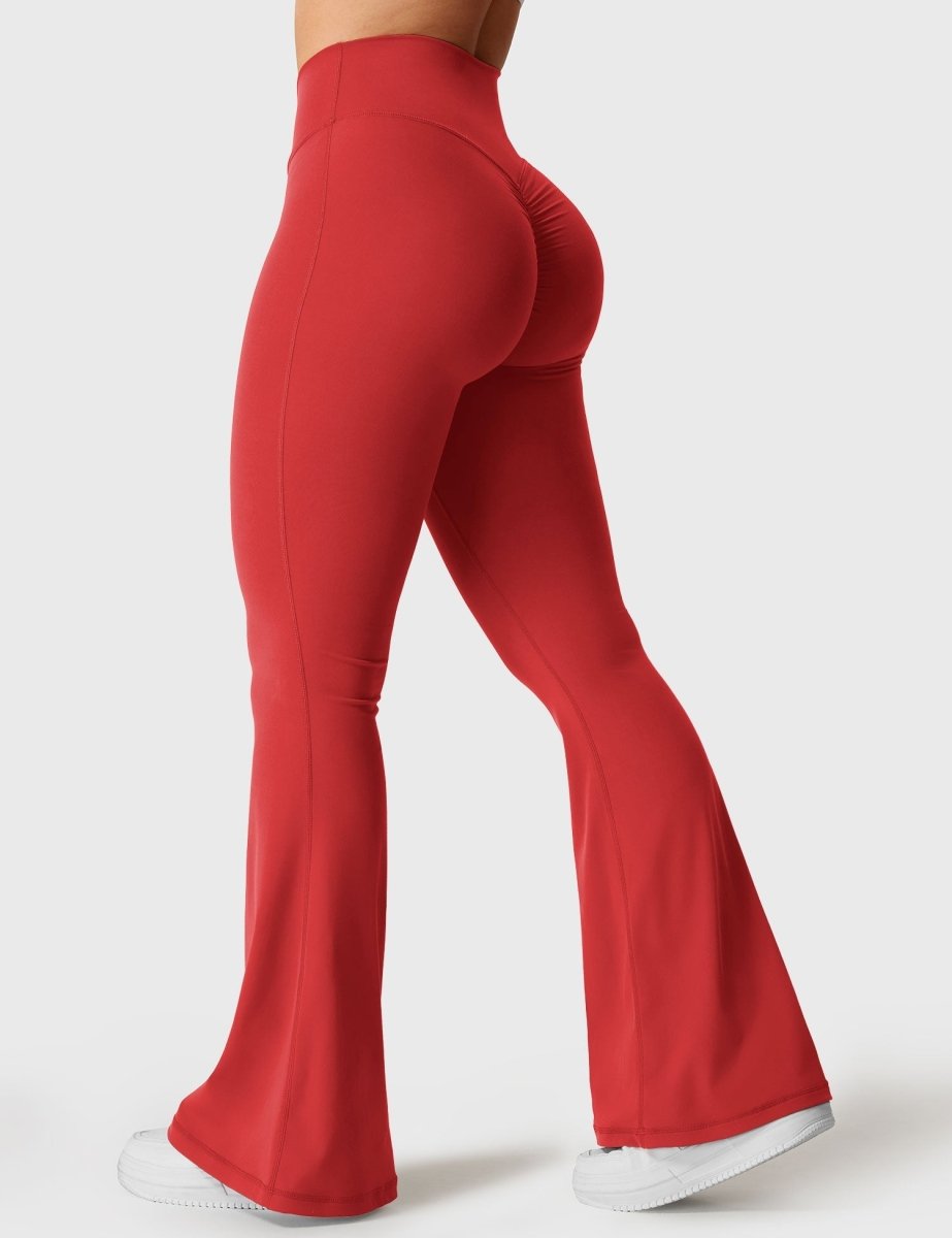 KOURTNEY™ | Flared leggings with V-waist