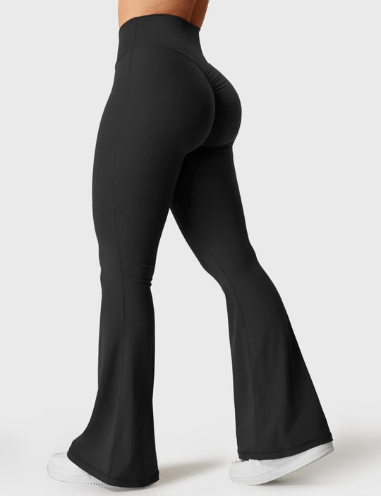 KOURTNEY™ | Flared leggings with V-waist