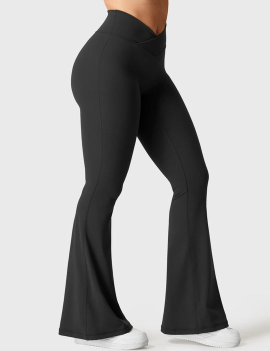 KOURTNEY™ | Flared leggings with V-waist