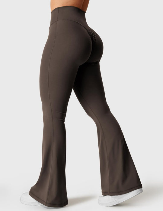 KOURTNEY™ | Flared leggings with V-waist