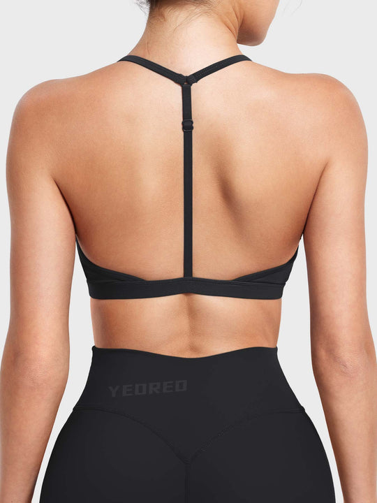 AURELIE™ | Sports Bra with V-neck