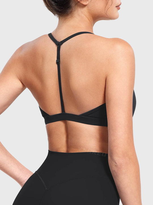 AURELIE™ | Sports Bra with V-neck