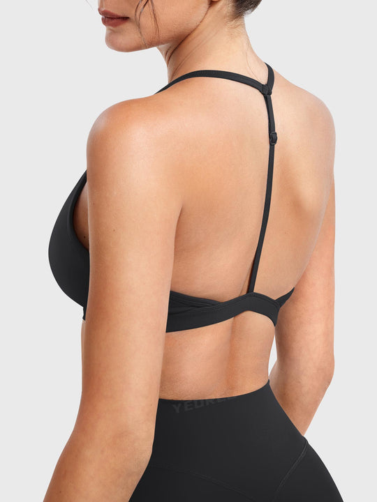 AURELIE™ | Sports Bra with V-neck