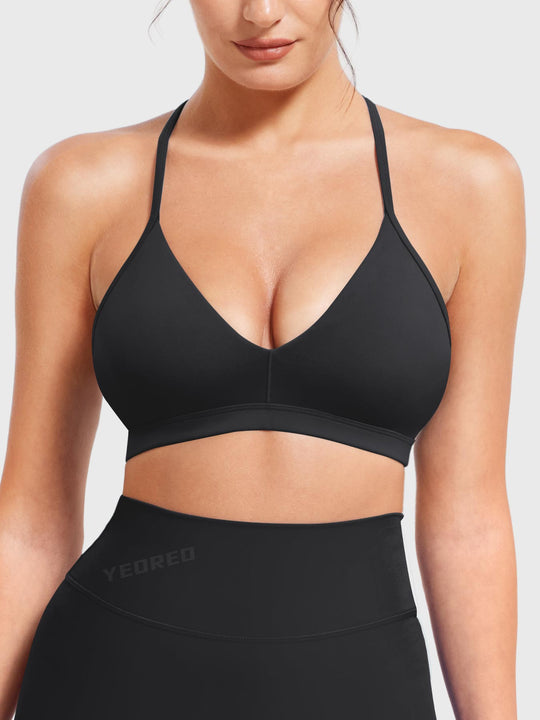 AURELIE™ | Sports Bra with V-neck