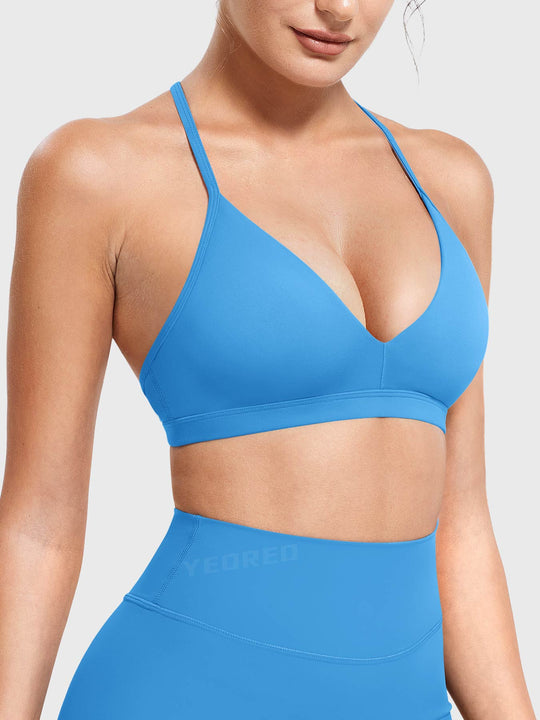 AURELIE™ | Sports Bra with V-neck