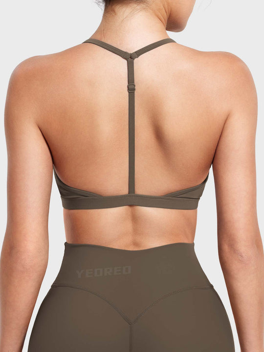 AURELIE™ | Sports Bra with V-neck