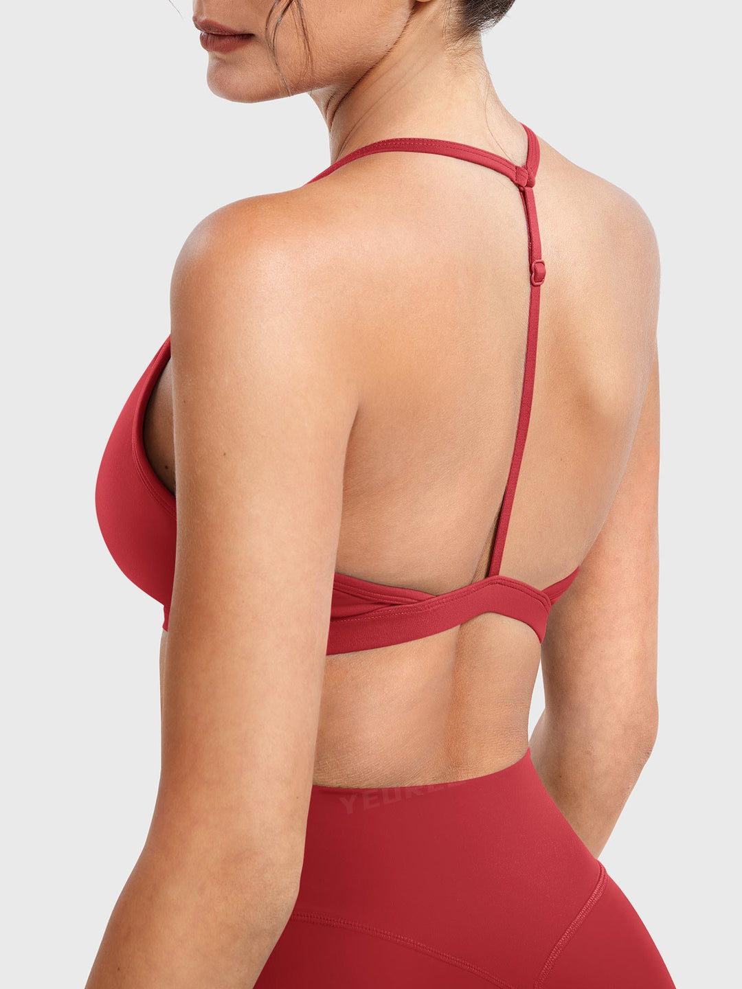 AURELIE™ | Sports Bra with V-neck