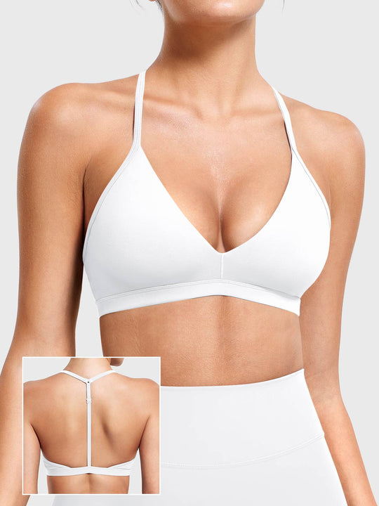 AURELIE™ | Sports Bra with V-neck
