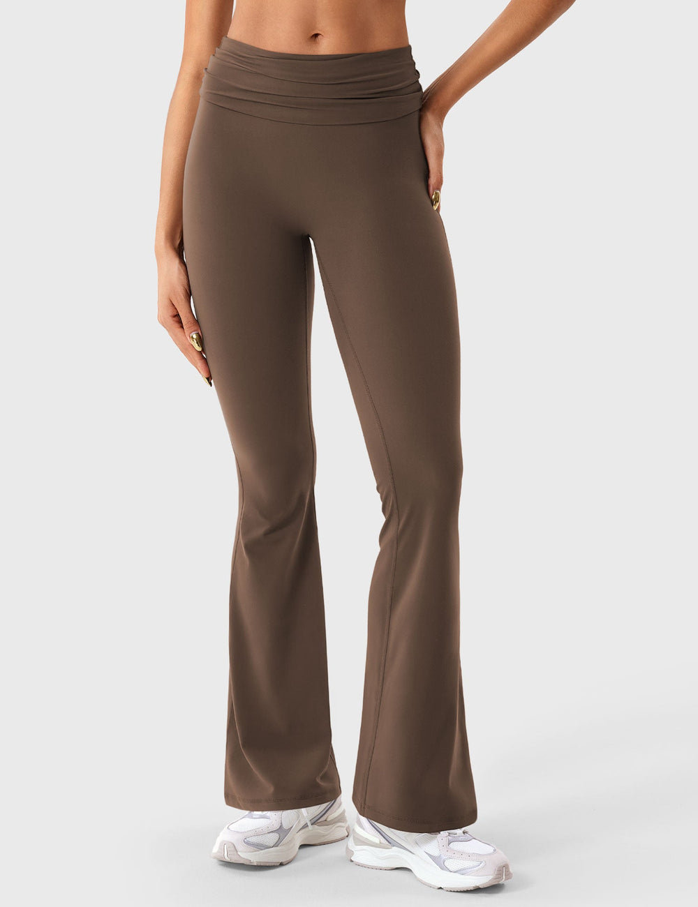 SEVIL™ | Leggings with turned-up waistband