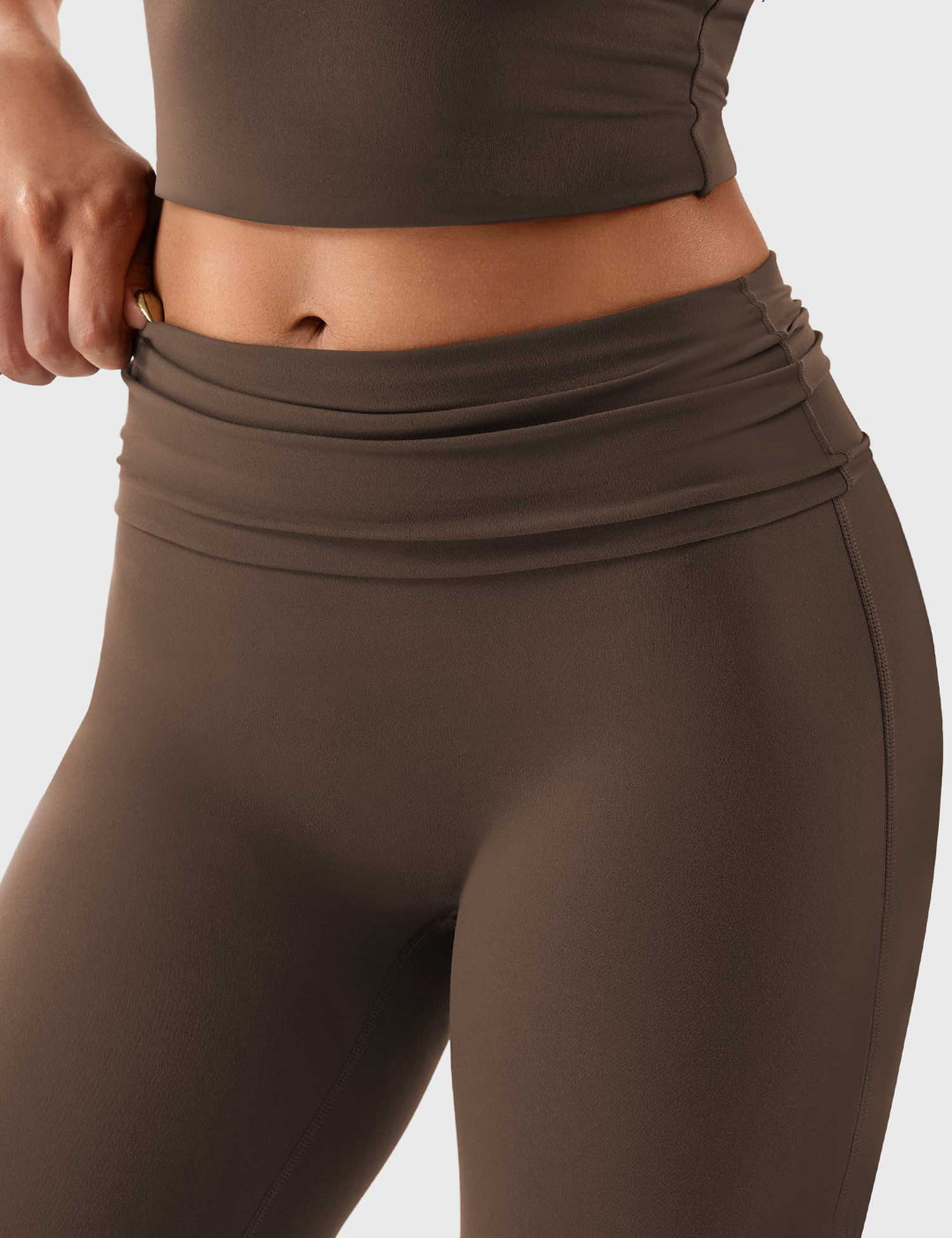 SEVIL™ | Leggings with turned-up waistband