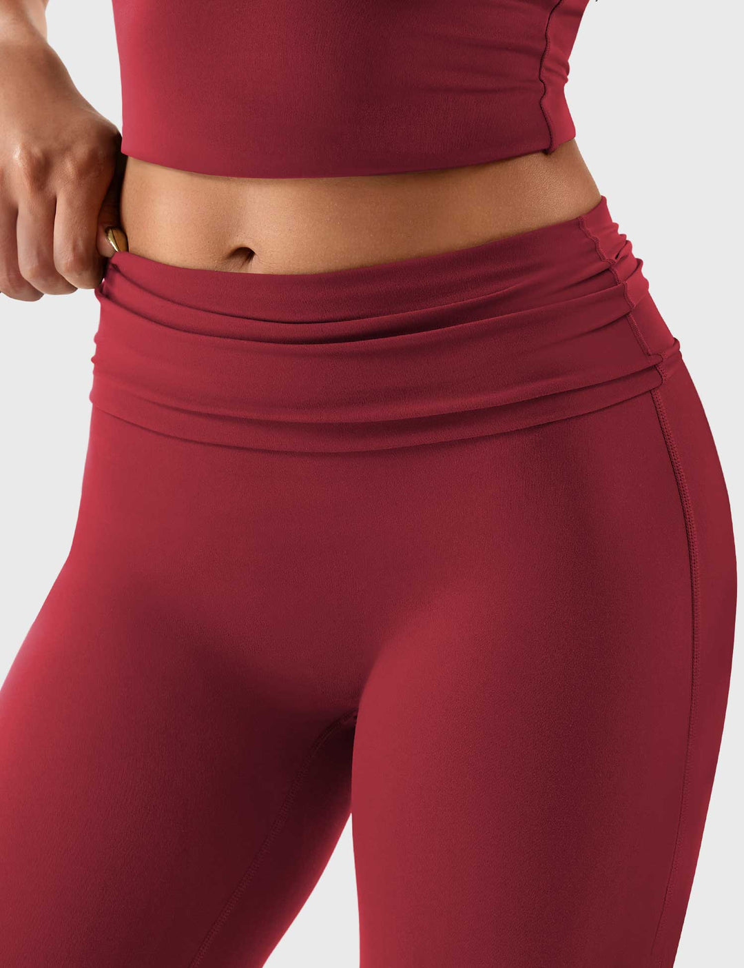 SEVIL™ | Leggings with turned-up waistband