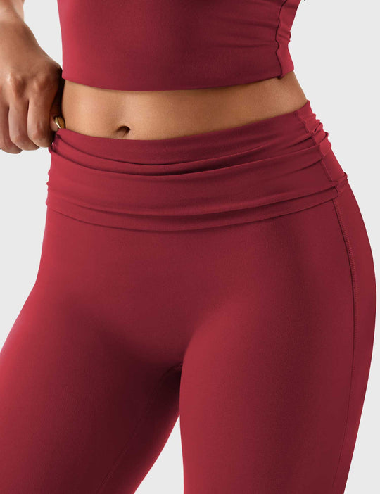 SEVIL™ | Leggings with turned-up waistband